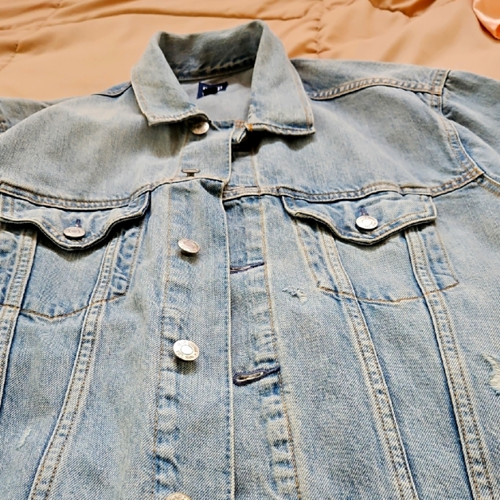 Gap Denim Jacket with Silver Buttons